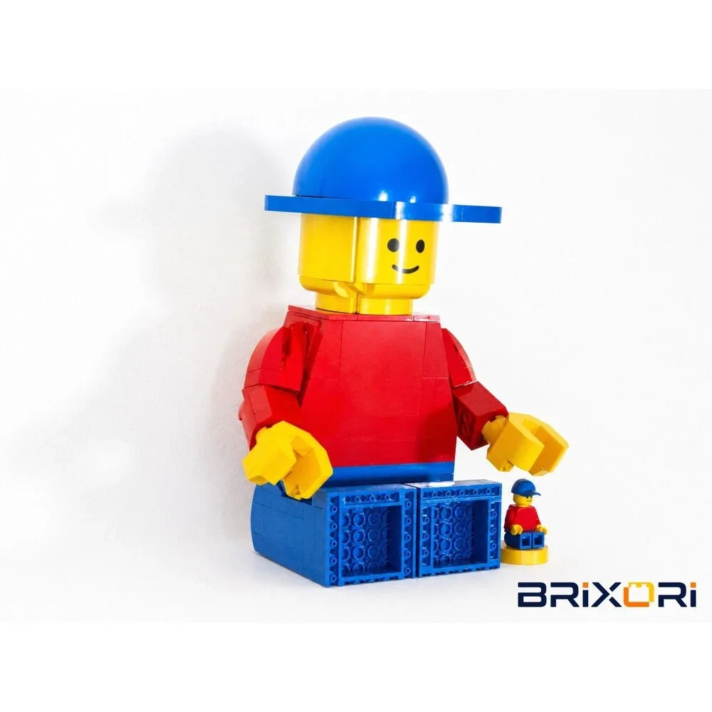 Wall Mount Display for LEGO Up-Scaled Minifugre 40649